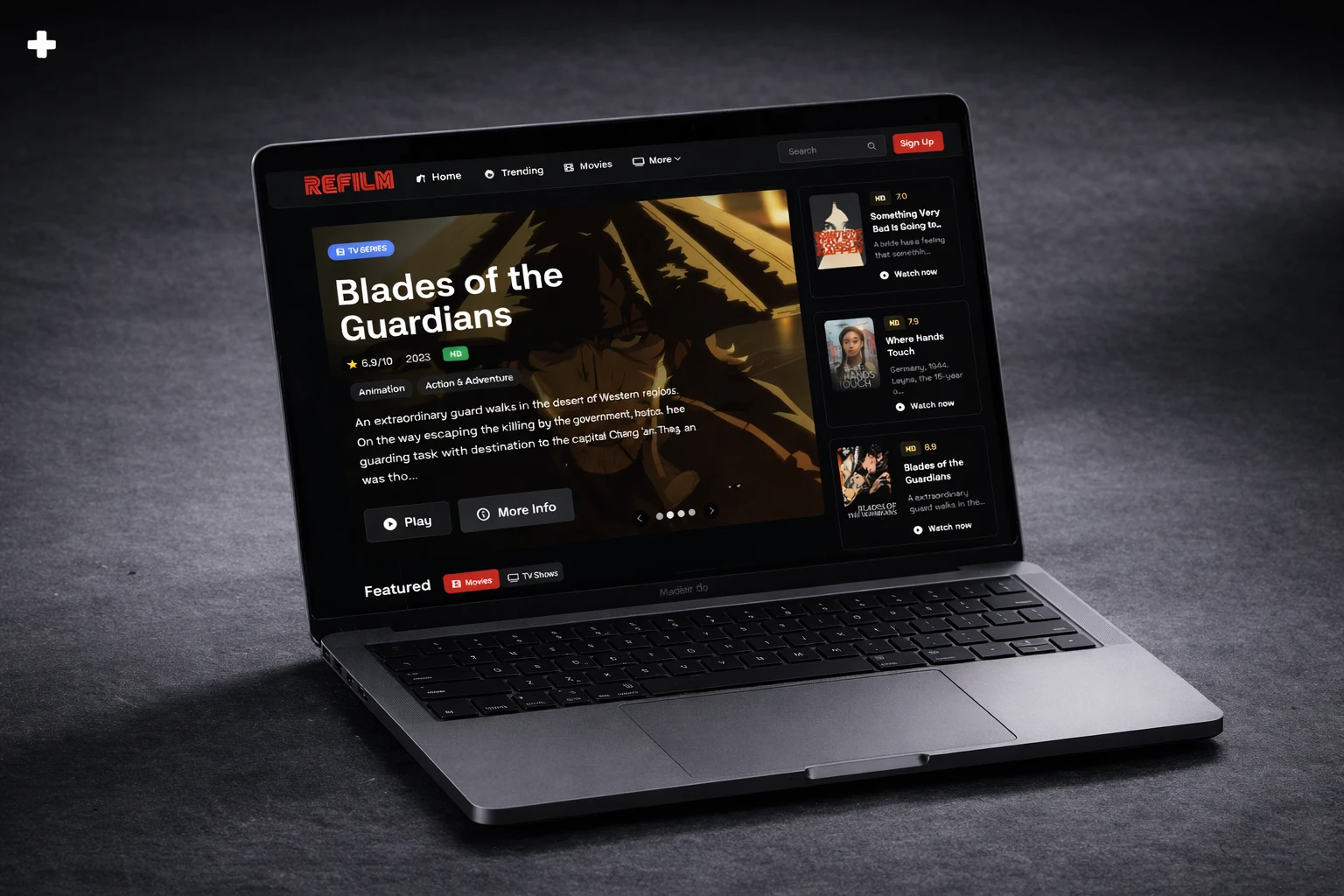 Refilm site using Laravel 12+